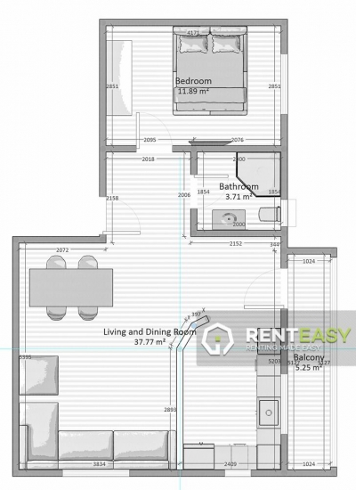 Apartament cu 2 camere Stefan cel Mare - Ideal investitie
